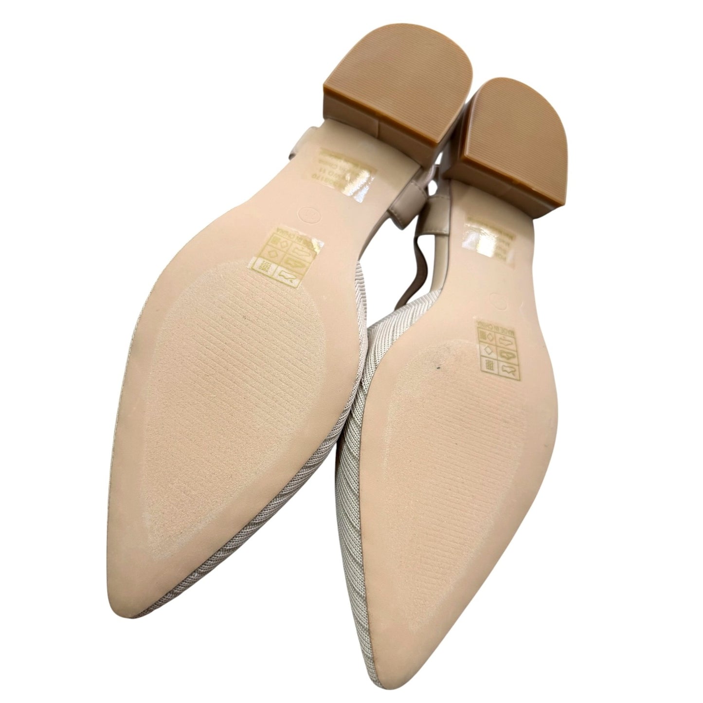 Journee Collection WD-Ansley Tan Size 11 Wide Width NWB Women's Heels
