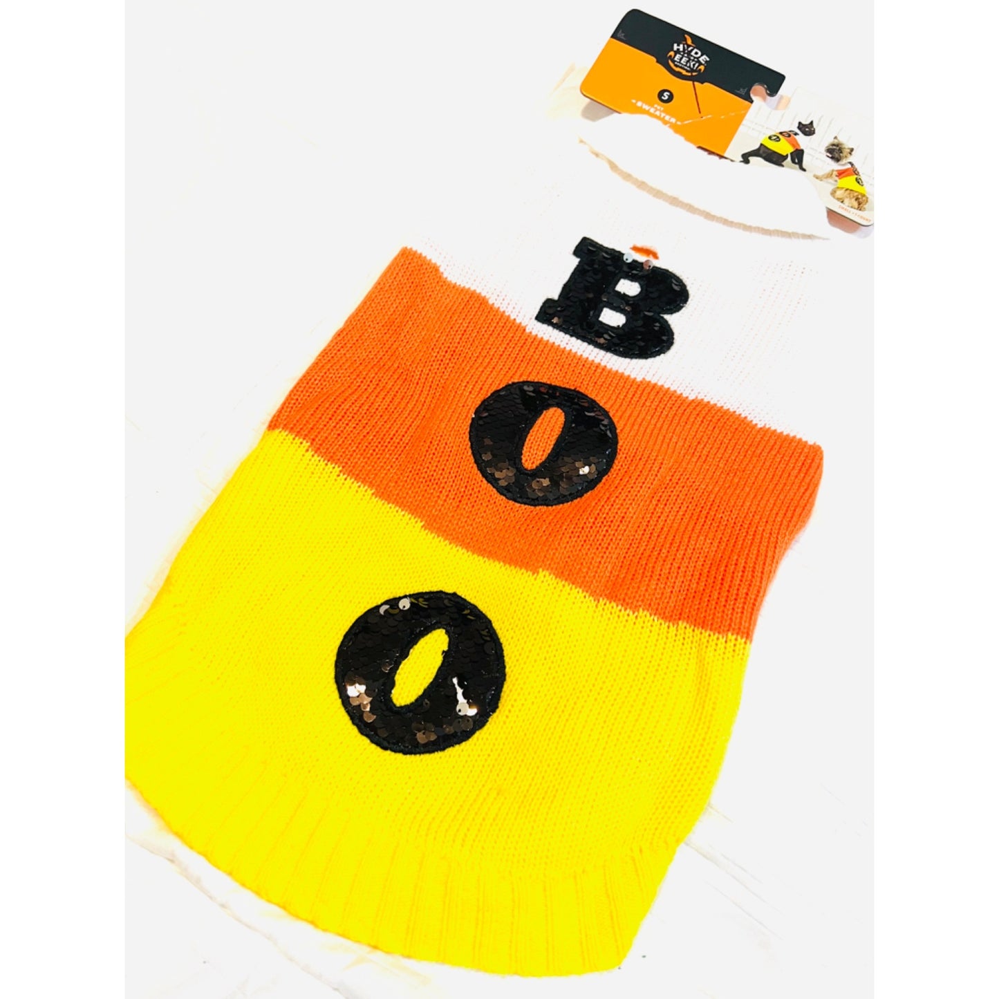 Hyde & Eek Small Halloween Pet Dog Sweater New With Tags