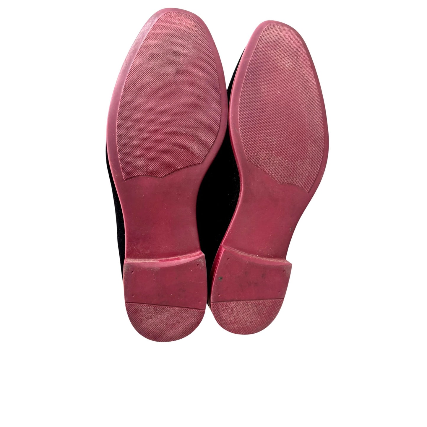 Amali Men's Velvet Slip-On Loafers Panther Detail Size 10.5