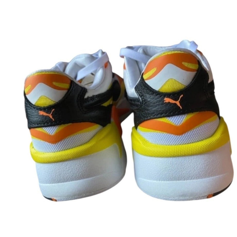 Puma RS-X Bold Multicolor Mens Sneakers Size 10- Black/Orange/Yellow/White