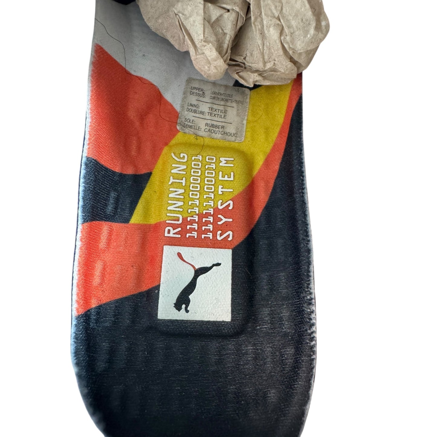 Puma RS-X Bold Multicolor Mens Sneakers Size 10- Black/Orange/Yellow/White