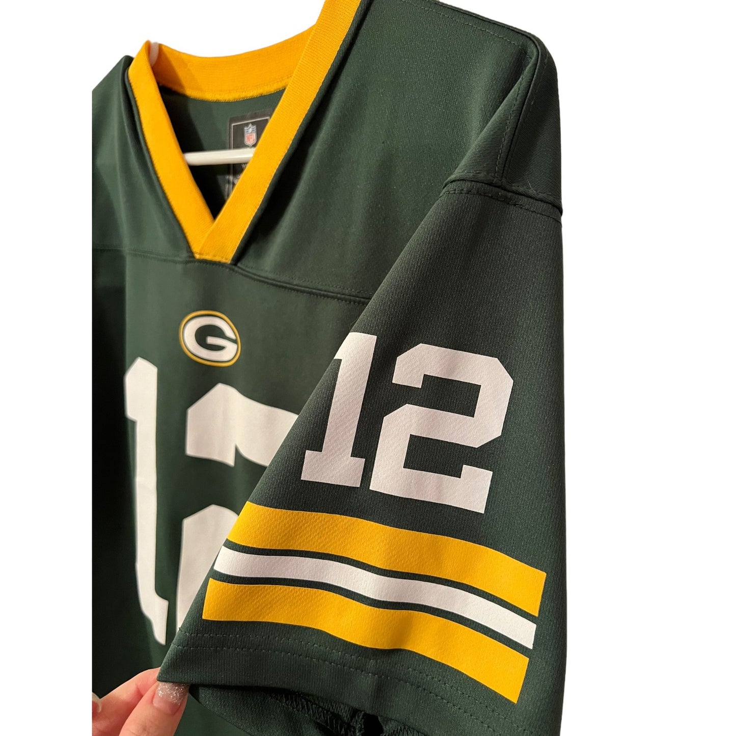 Green Bay Packers Youth Aaron Rodgers Jersey Large NFL Team Apparel