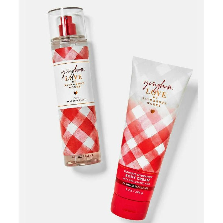 Gingham Love 2 Piece Bath & Body Works Set NEW