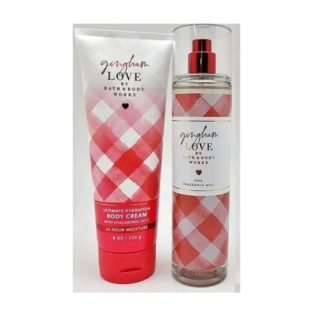 Gingham Love 2 Piece Bath & Body Works Set NEW