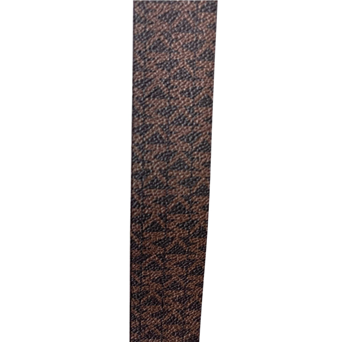 Michael Kors Women's Reversible Belt Vanilla/Brown 42" Gold Buckle