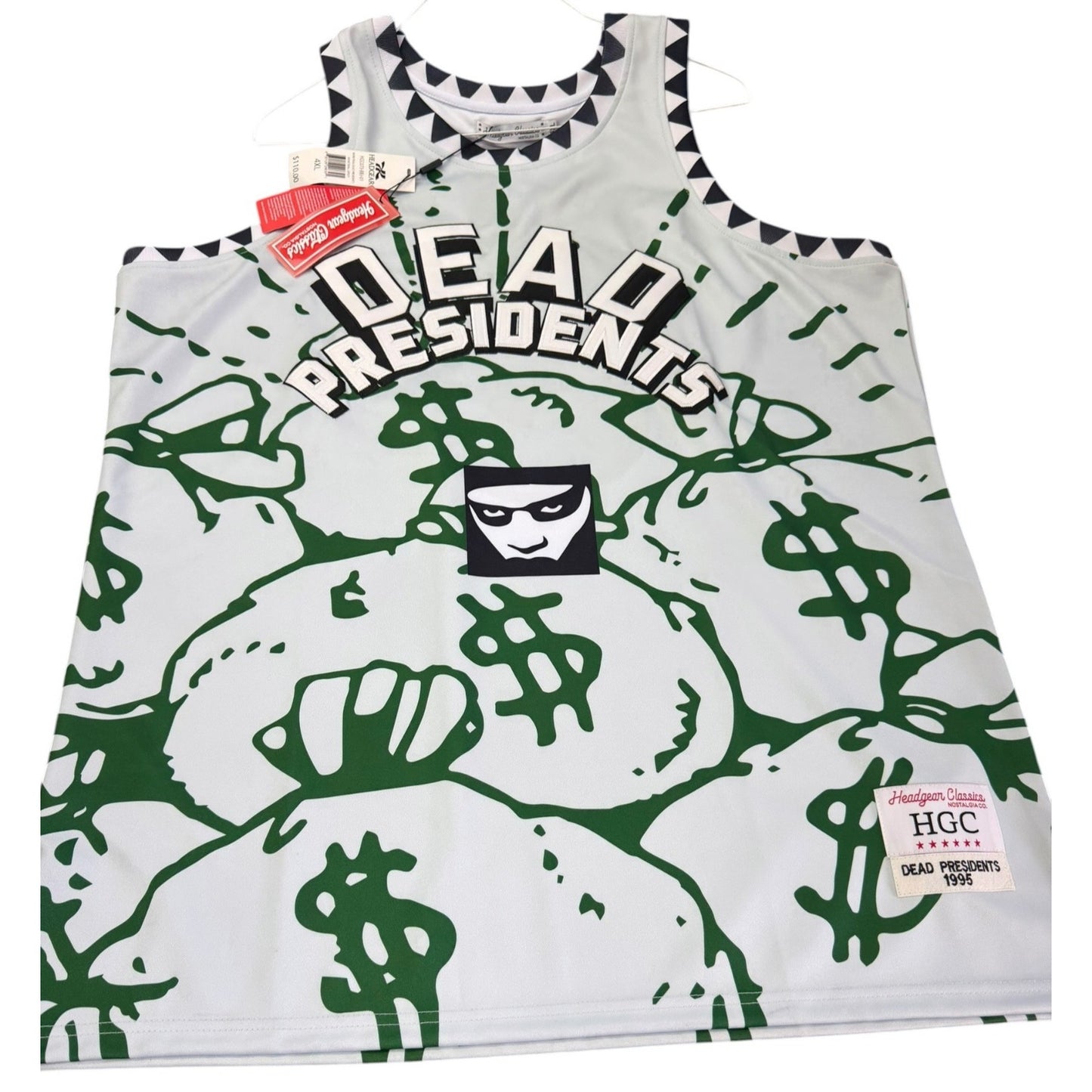 Headgear Classics "Dead Presidents" Basketball Jersey SZ 4X