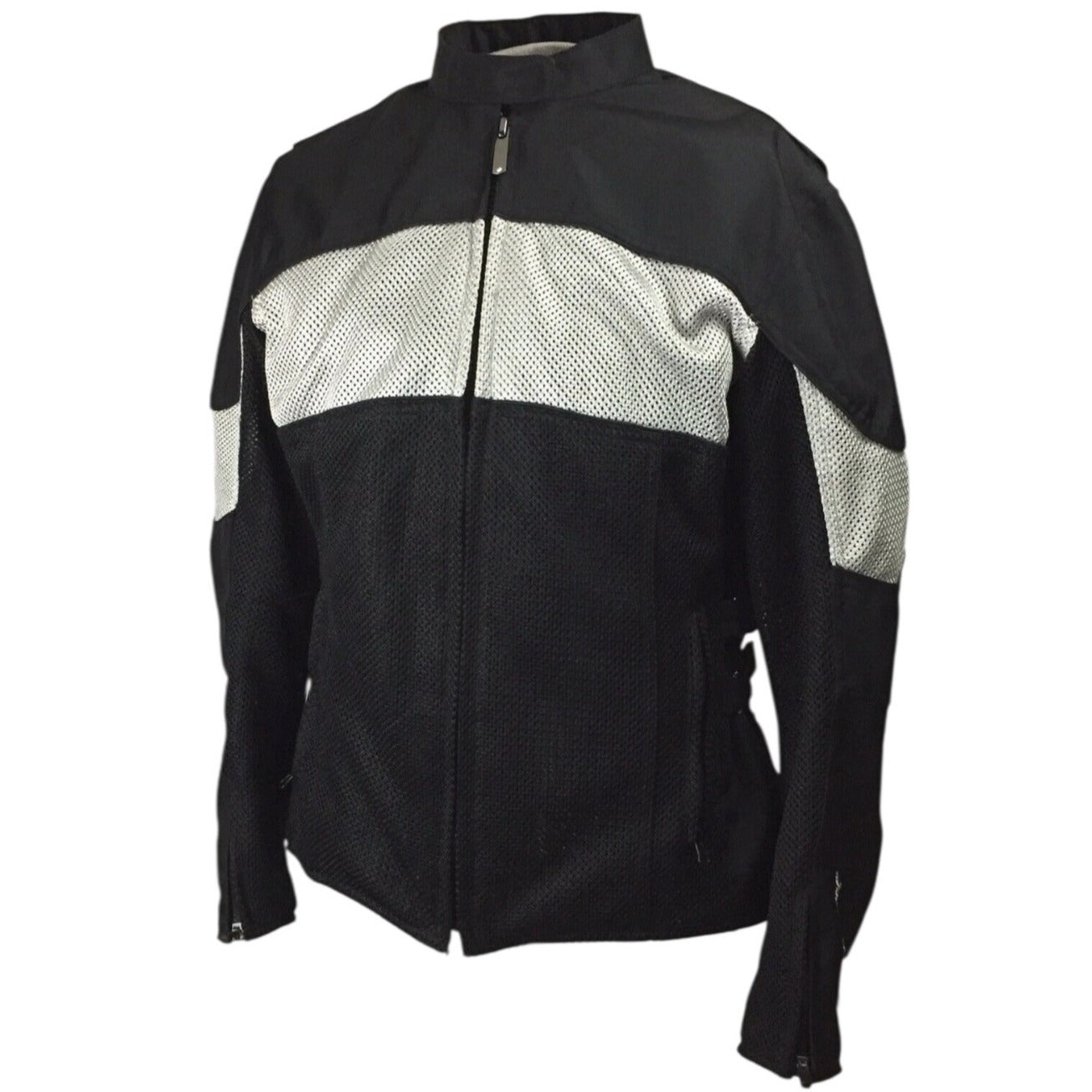 Street & Steel Women's Size R1 Black Armored Motorcycle Jacket With Removable Liner Medium