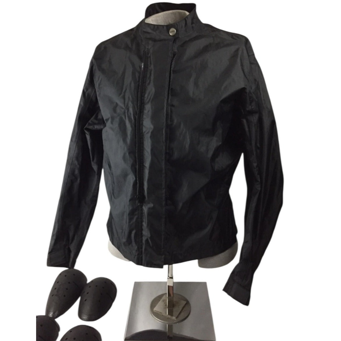 Street & Steel Women's Size R1 Black Armored Motorcycle Jacket With Removable Liner Medium