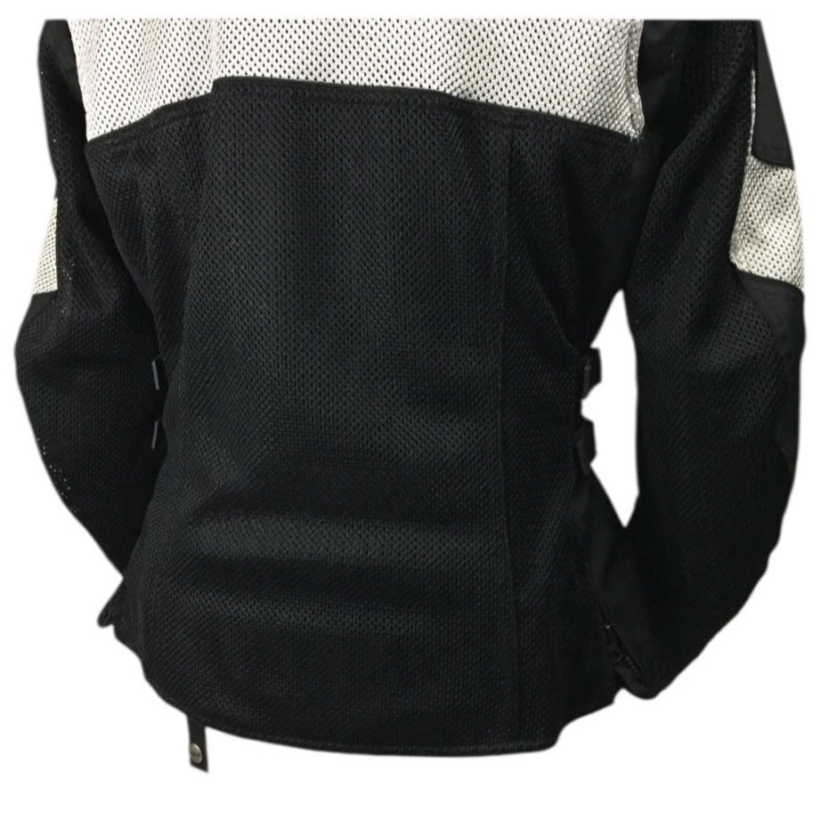 Street & Steel Women's Size R1 Black Armored Motorcycle Jacket With Removable Liner Medium