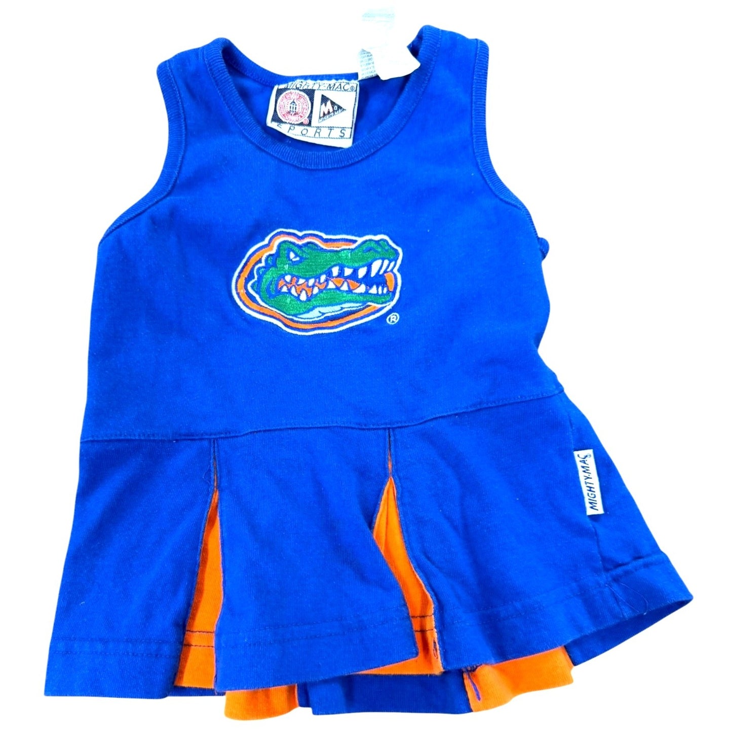 Florida Gators Mighty Mac Toddlers Cheerleading Dress SZ 3/6M