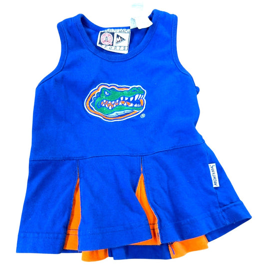Florida Gators Mighty Mac Toddlers Cheerleading Dress SZ 3/6M