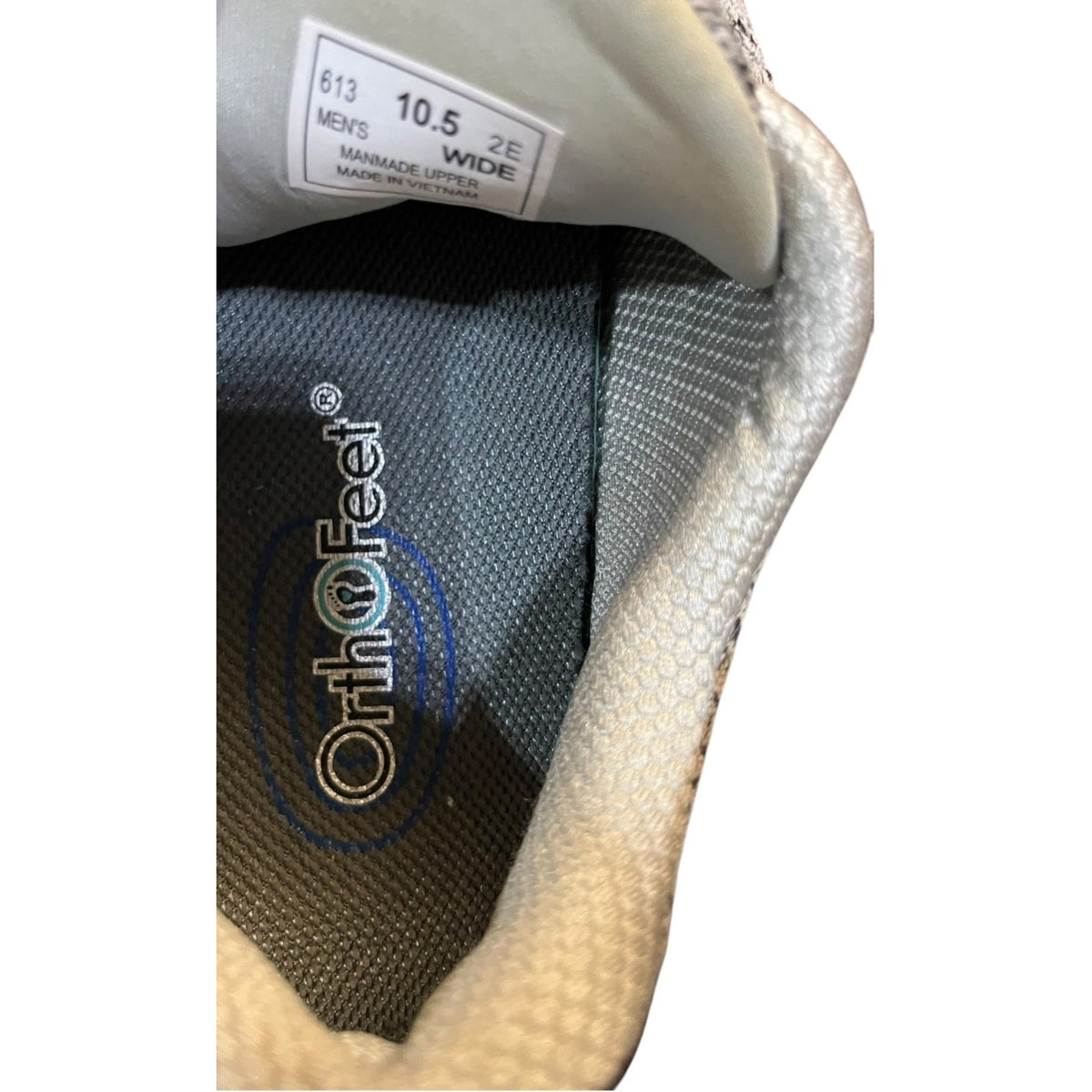 Orthofeet Lava Stretch Knit Walking Shoes Men's Size 10.5 W