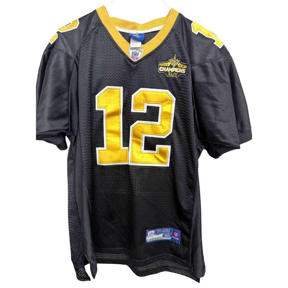New Orleans Saints Super Bowl XLIV Champions Jersey Marcus Colston #12 Men's SZ 48