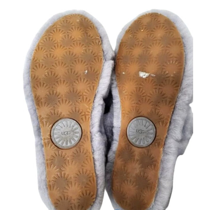 Ugg Women's Size 7 Fluff Yeah Slide Slippers Gray