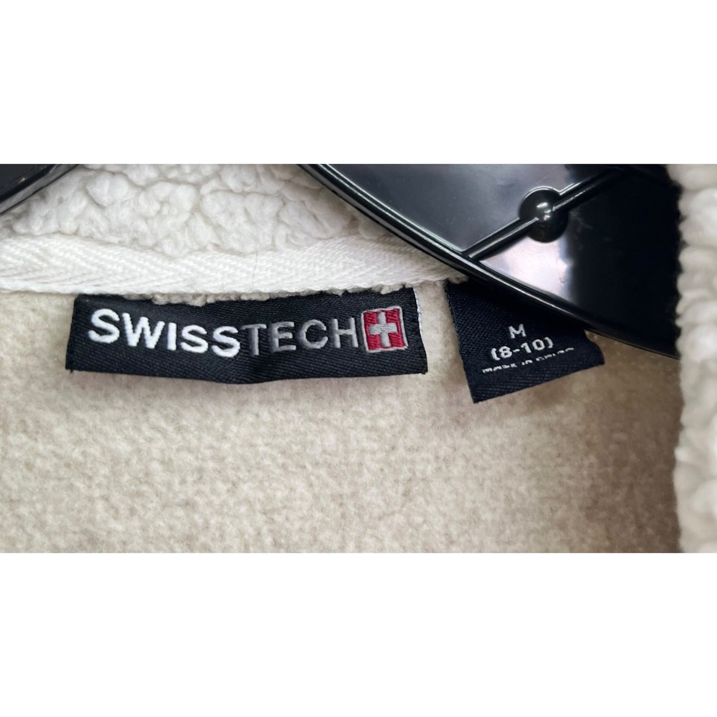 Swiss Tech Women's Full-Zip Sherpa-Lined Jacket SZ M