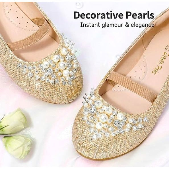 Dream Pairs Girls Mary Jane Aurora Ballerina Flat Dress Shoes Size 2
