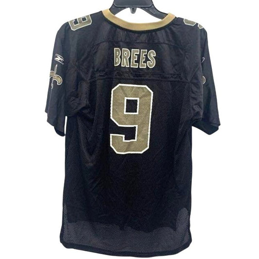 Reebok Nfl New Orleans Saints #9 Brees Black Youth XL 18-20 Jersey