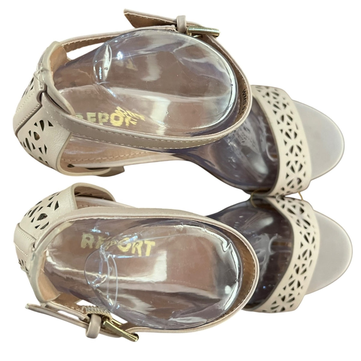 Report Windlyn Open Toe Block Heel Sandals Size 9.5