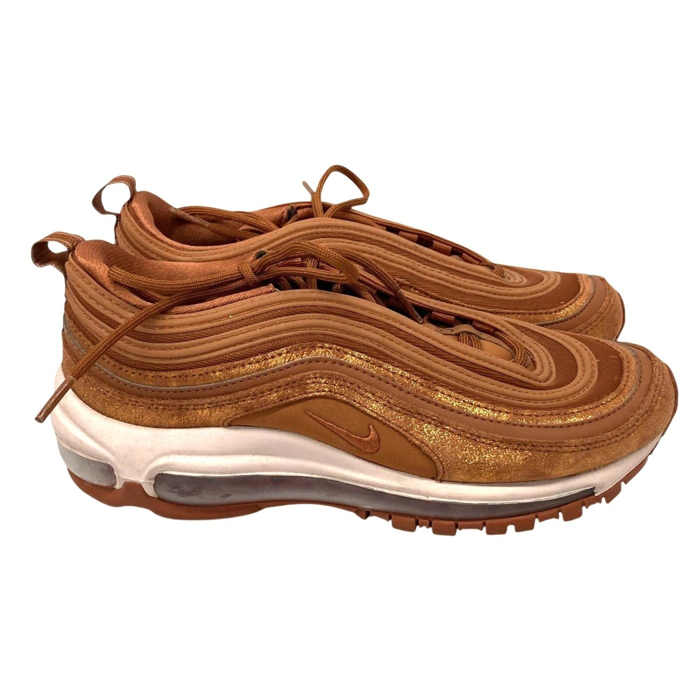 Nike Air Max 97 SE "Dark Russet" Metallic Bronze Women's Sneakers Size 7