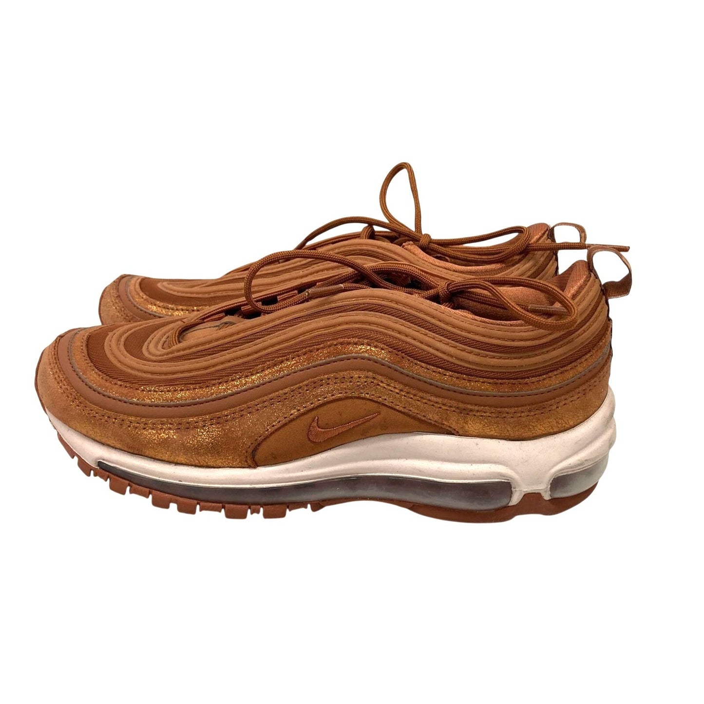 Nike Air Max 97 SE "Dark Russet" Metallic Bronze Women's Sneakers Size 7
