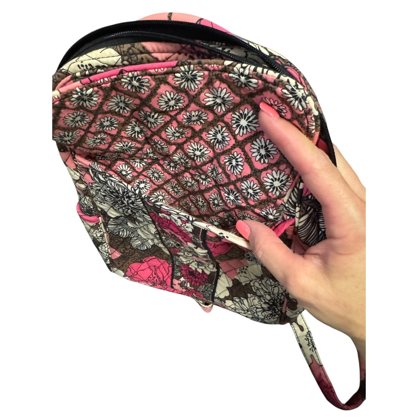 Vera Bradley Floral Quilted Cotton Mini Backpack