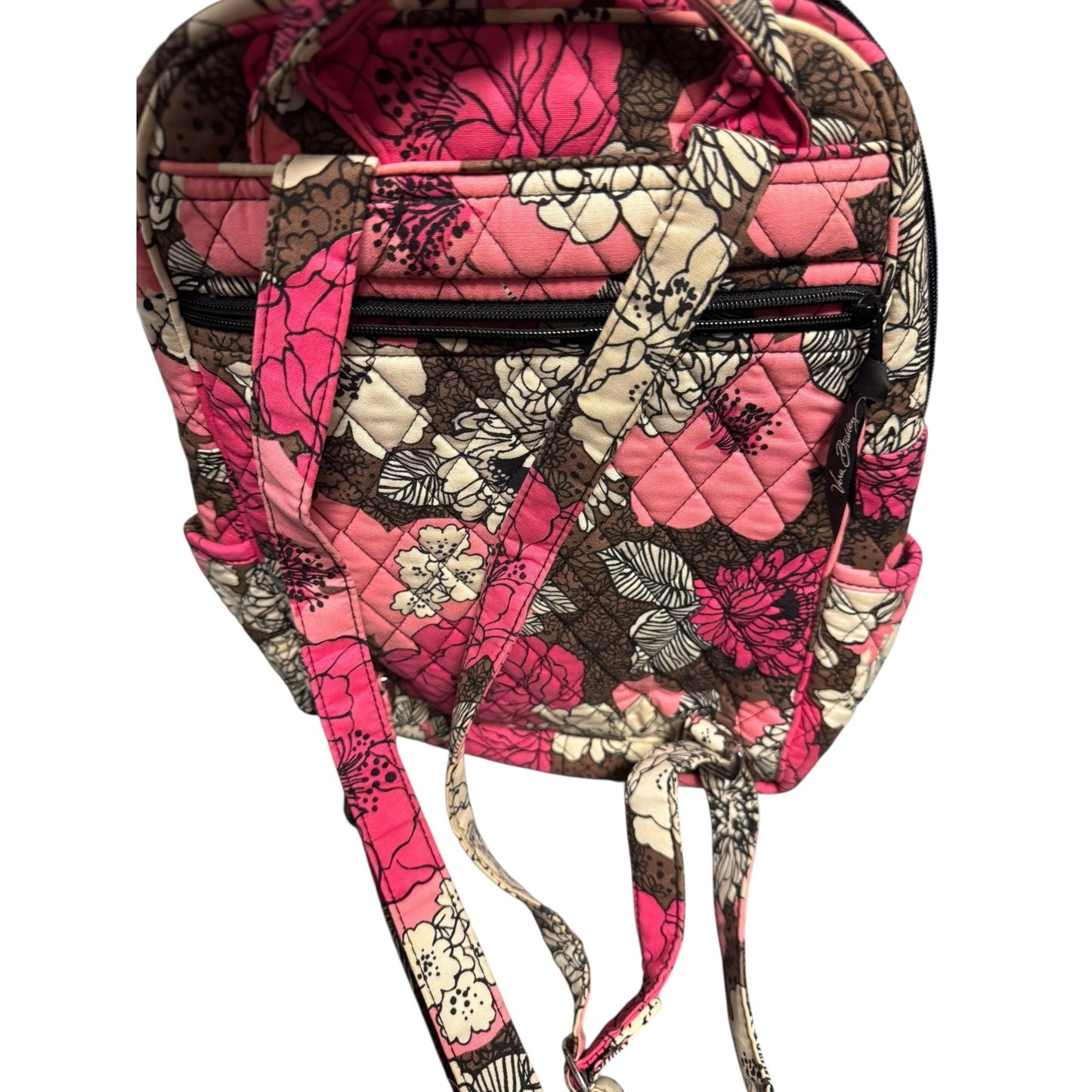 Vera Bradley Floral Quilted Cotton Mini Backpack