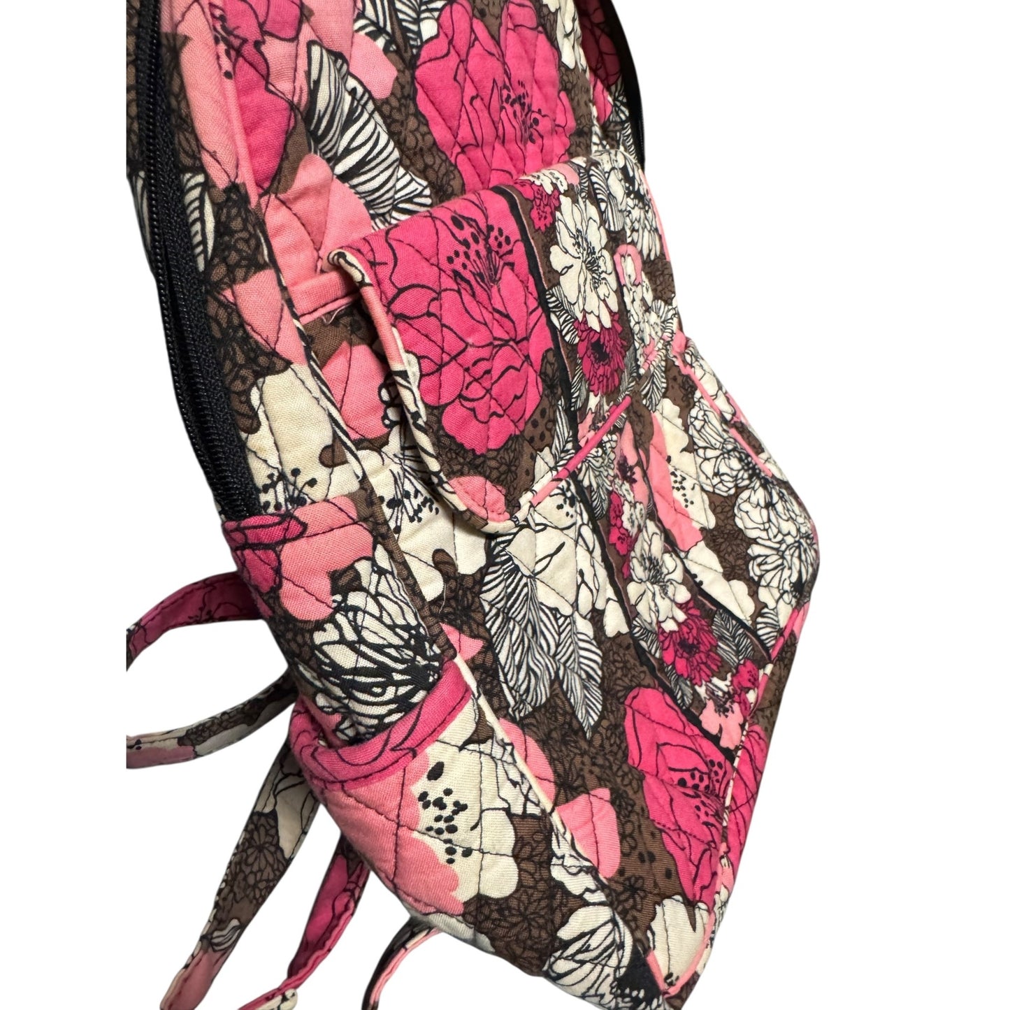 Vera Bradley Floral Quilted Cotton Mini Backpack