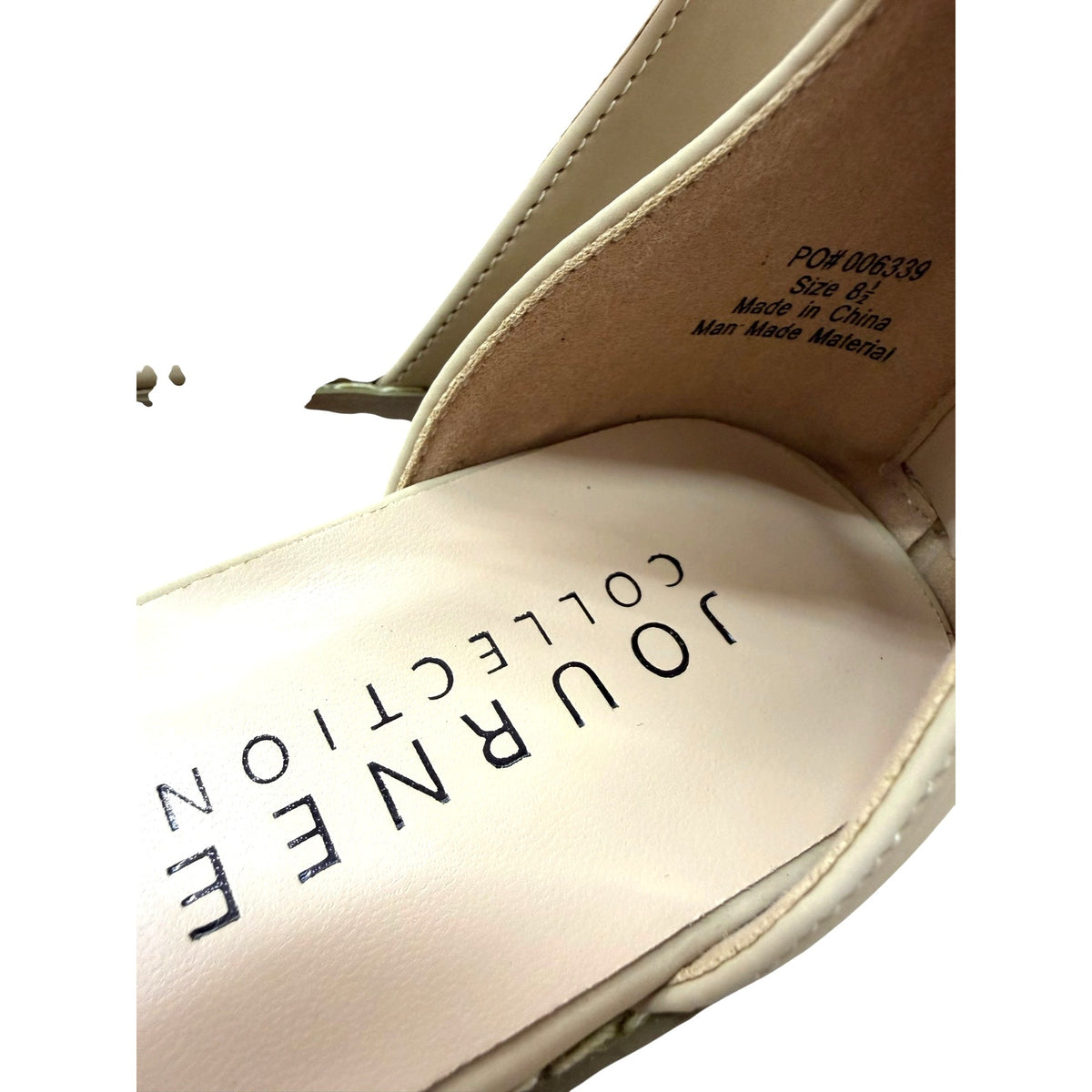 Journee Collection Percy Block Heel Sandals Women's Size 8.5 NWB