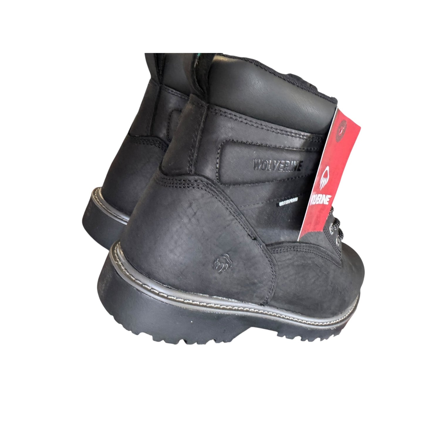 Wolverine Men's Black Waterproof Leather Work Boots Size 11.5 NIB