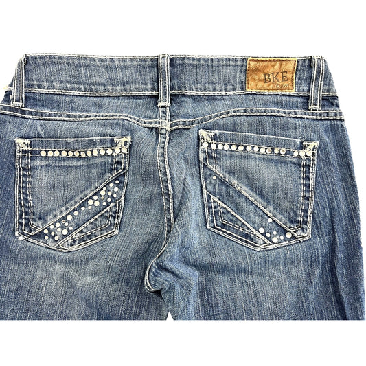 BKE Stella Embellished Women's Bootcut Jeans 28L