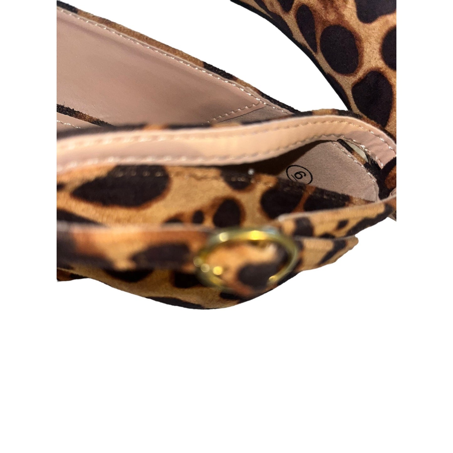 Leopard Print Stiletto Heels Size 6 NWOT