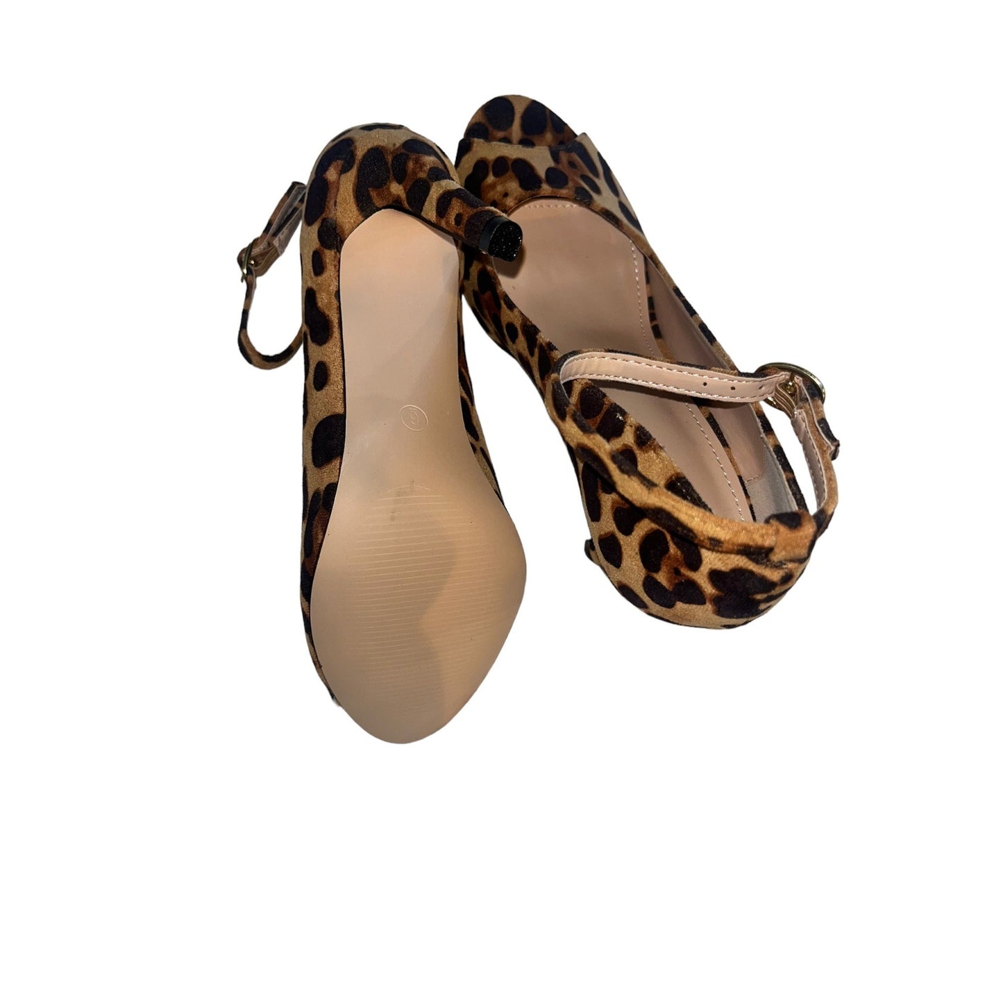 Leopard Print Stiletto Heels Size 6 NWOT