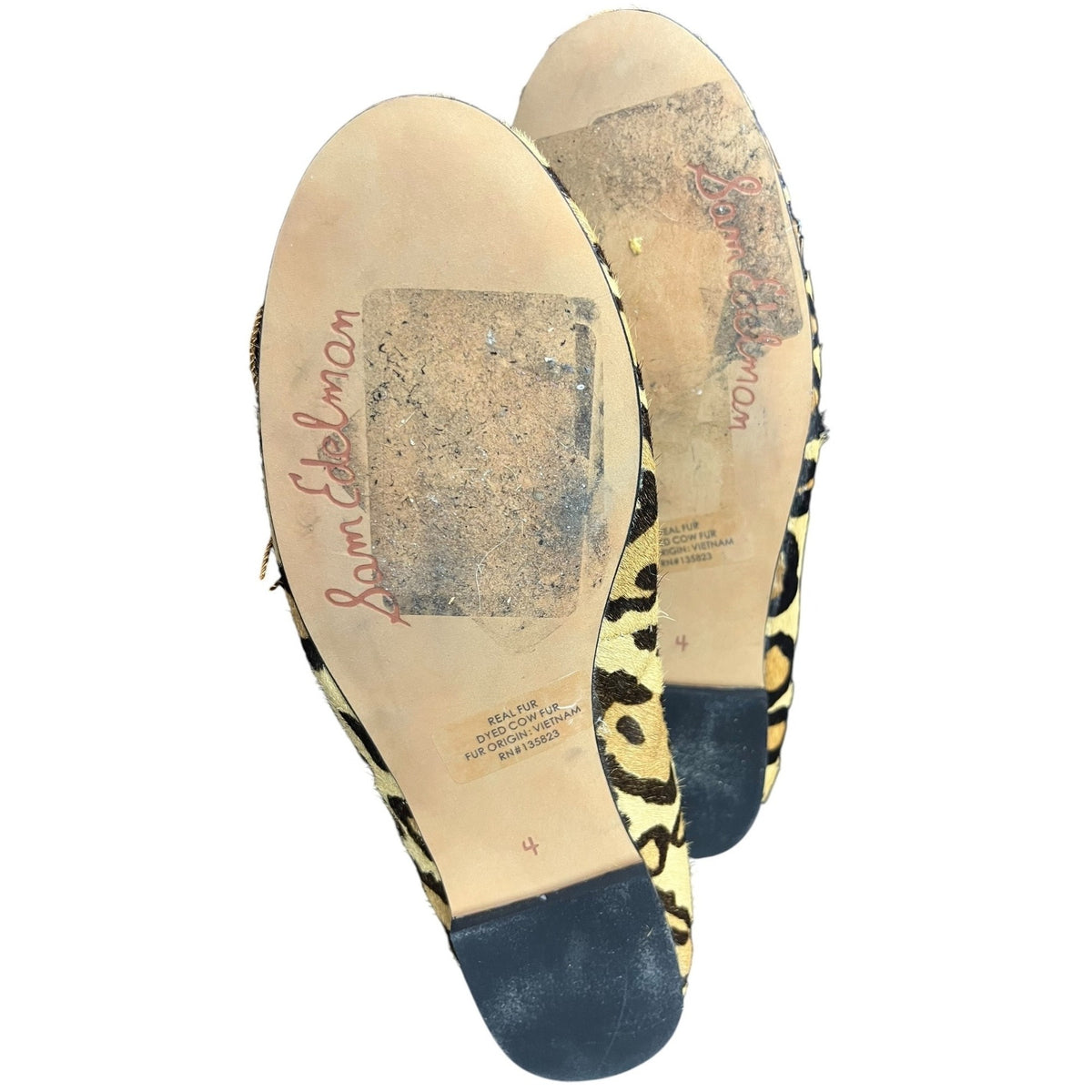 Sam Edelman Women's Leopard Print Felicia Ballet Flats Size 4