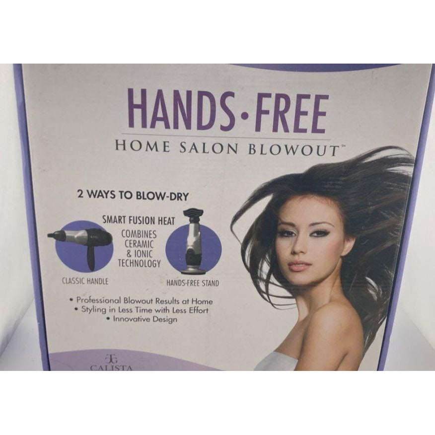 Calista Tools Hands-Free Home Salon Blowout Dryer With Smart Fusion Heat & Ionic Technology
