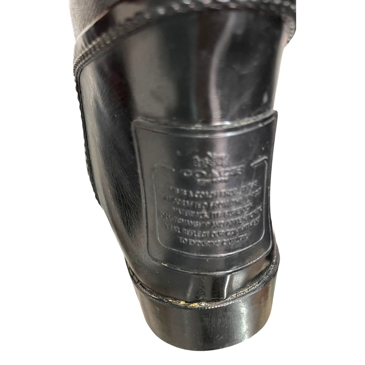 Coach Tristee Signature Rain Boots SZ 7
