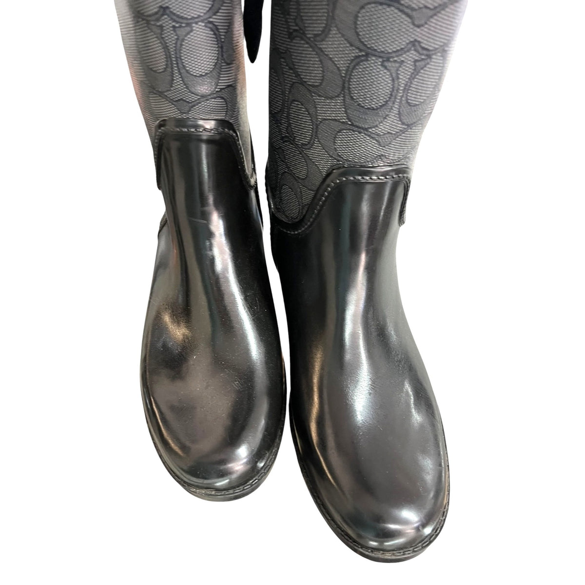 Coach Tristee Signature Rain Boots SZ 7