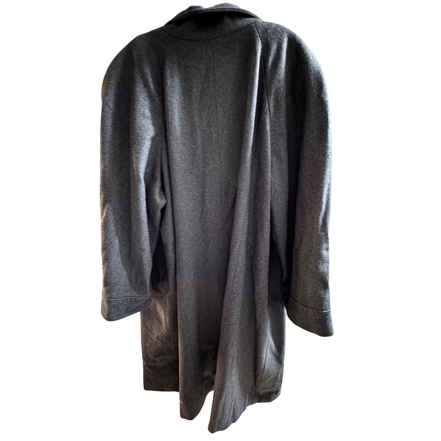 Catherines Womens Dark Gray Coat 2X Wool Blend With Tags