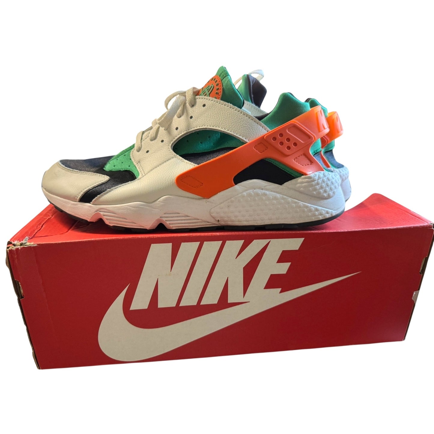 Nike Air Huarache "Miami Hurricanes" Men's Sneakers Size 14