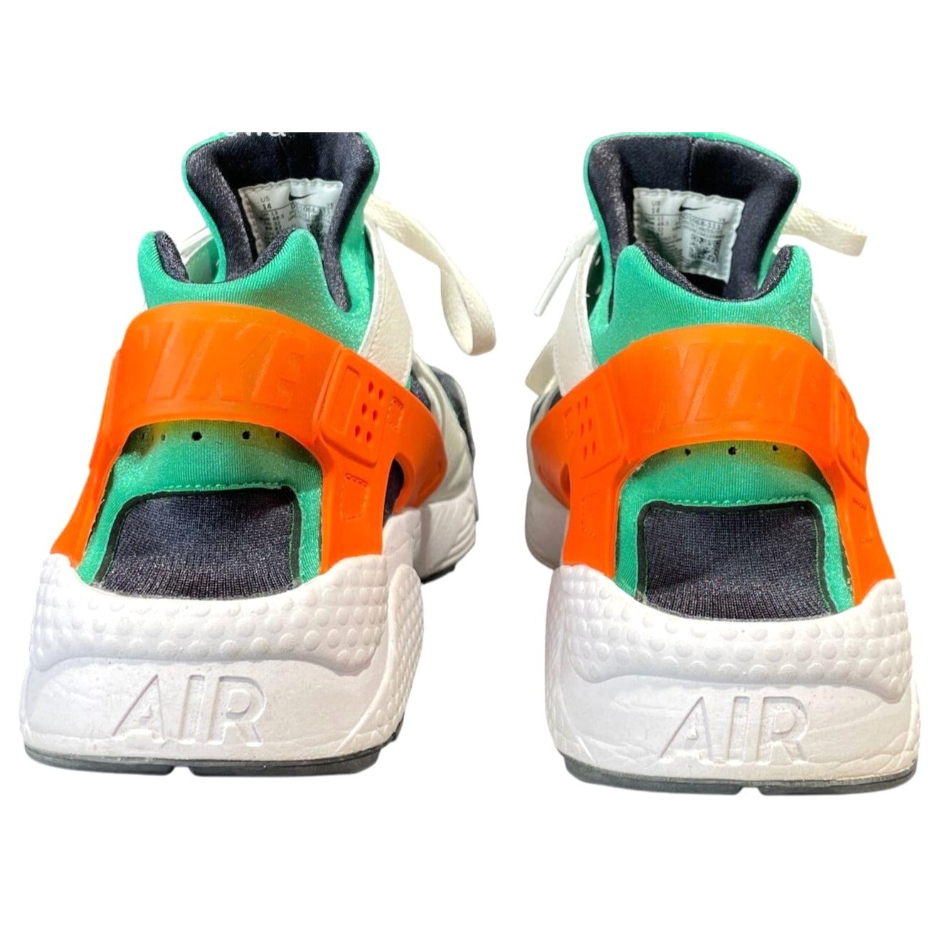 Nike Air Huarache "Miami Hurricanes" Men's Sneakers Size 14