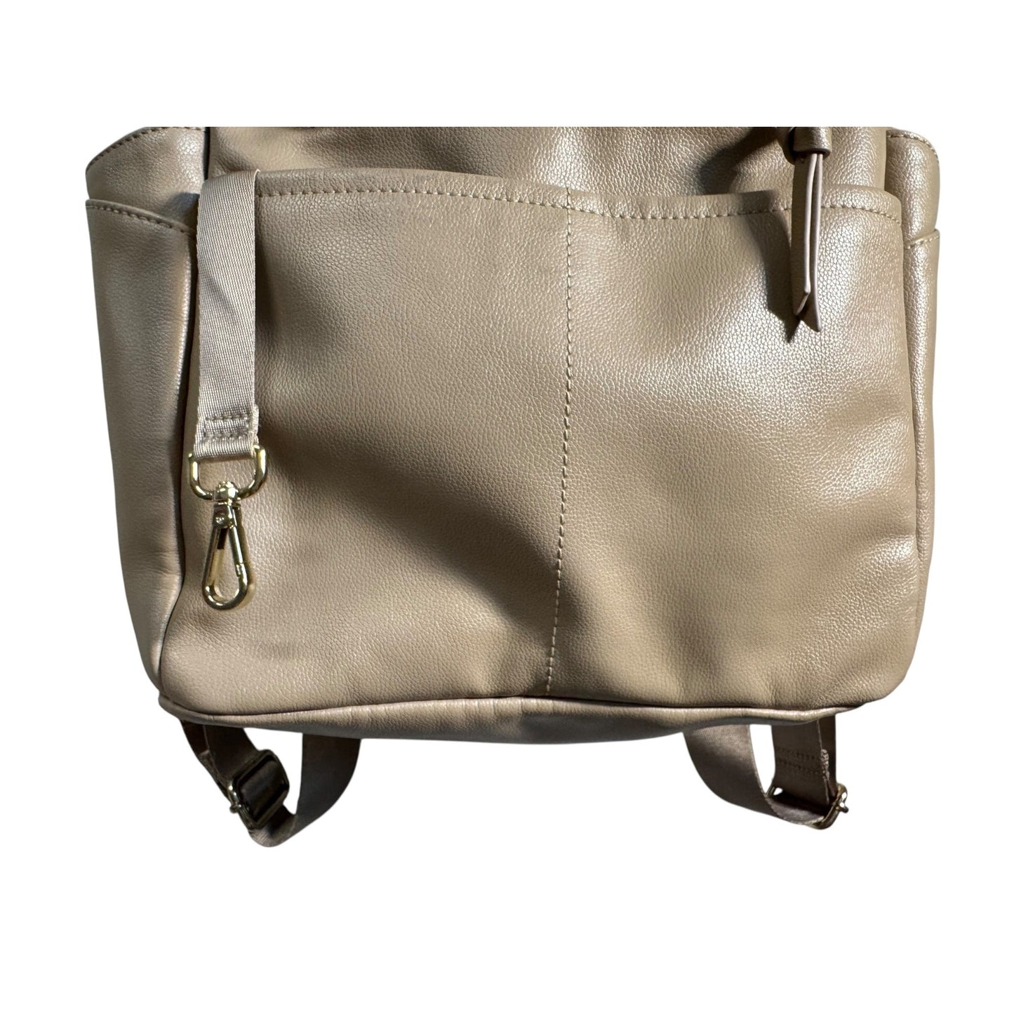 Ellkie & Co. Soft Tan Leather Diaper Bag