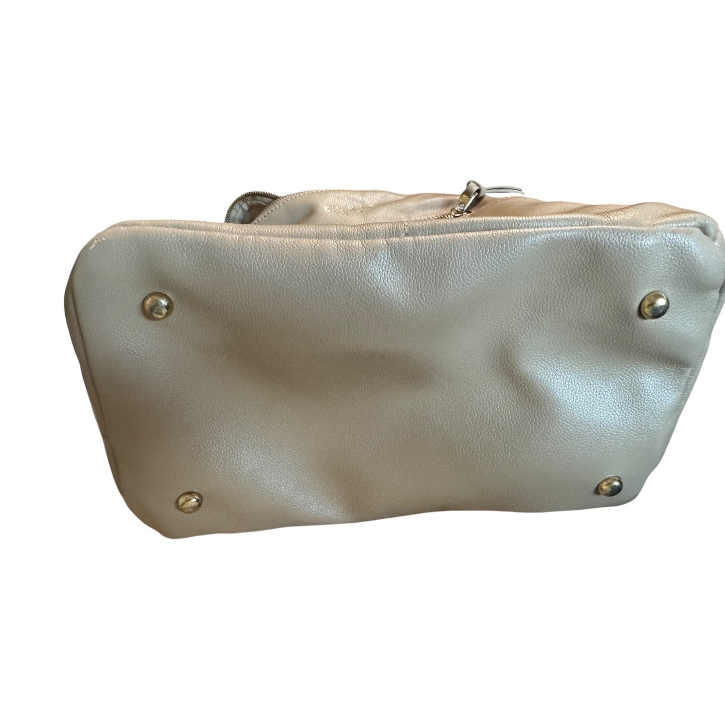Ellkie & Co. Soft Tan Leather Diaper Bag