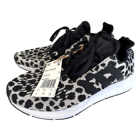 Adidas Womens Swift Run Shoes Leopard Print Size 8 NWT