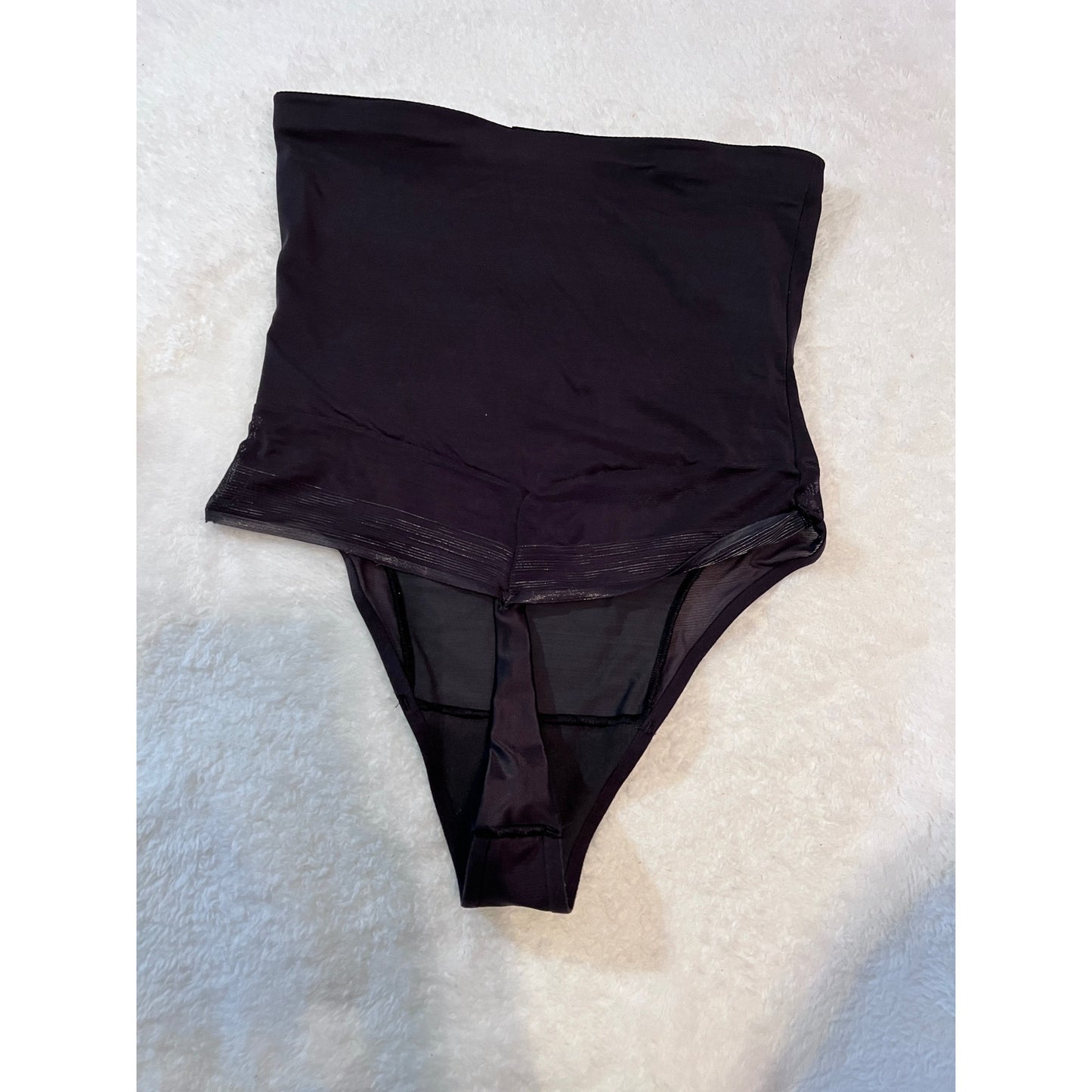 SlimShaper By Miracle Brands SZ XL High-Waist Black Shapewear Bodysuit