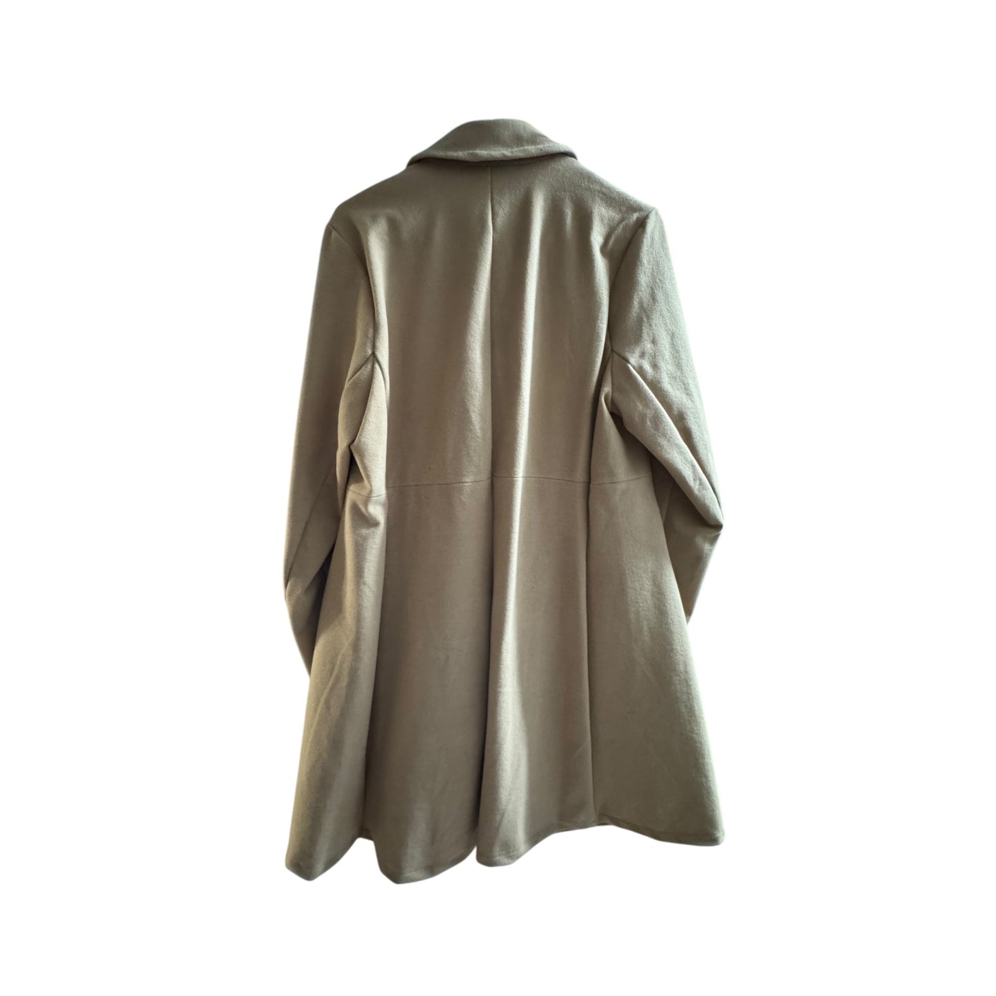 Torrid Size 0 Women's Ponte Coat Camel Color Longline Blazer Style Button-Front