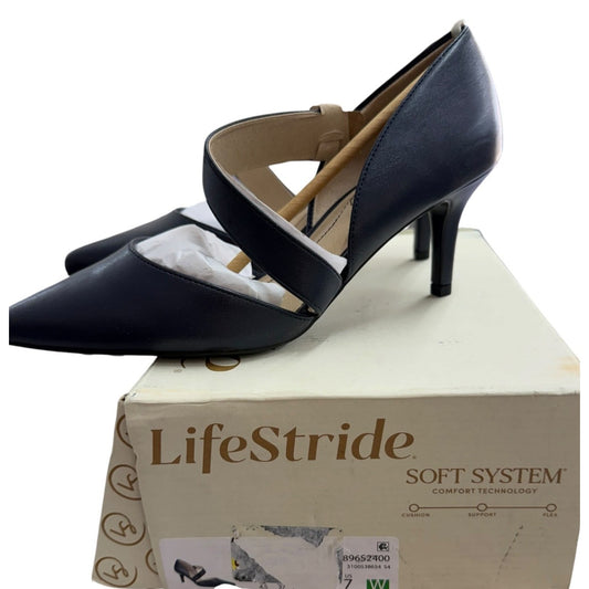 LifeStride Soft System Women's Black Heels With Box Size 7