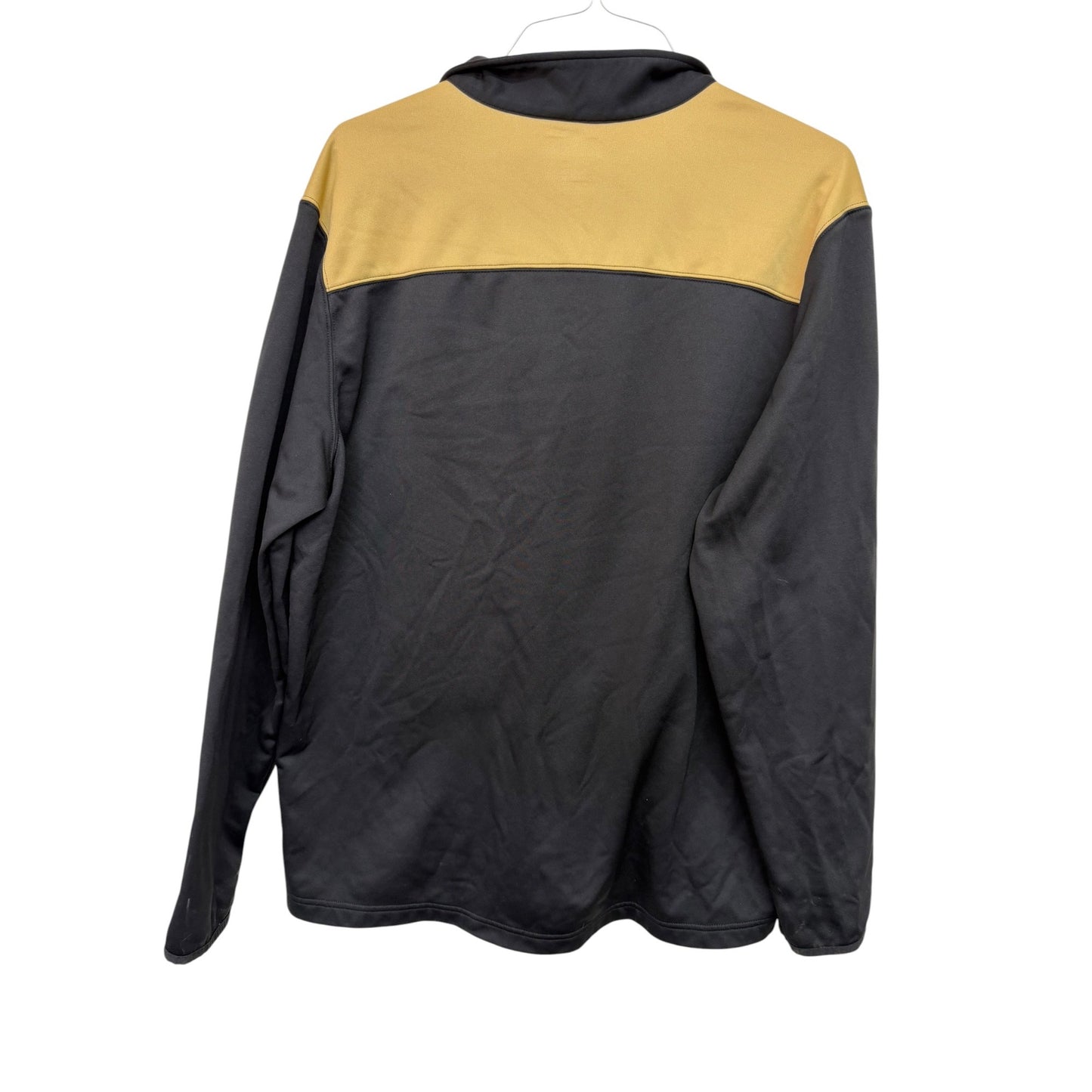 NFL Team Apparel New Orleans Saints Quarter-Zip Pullover Men's Size L