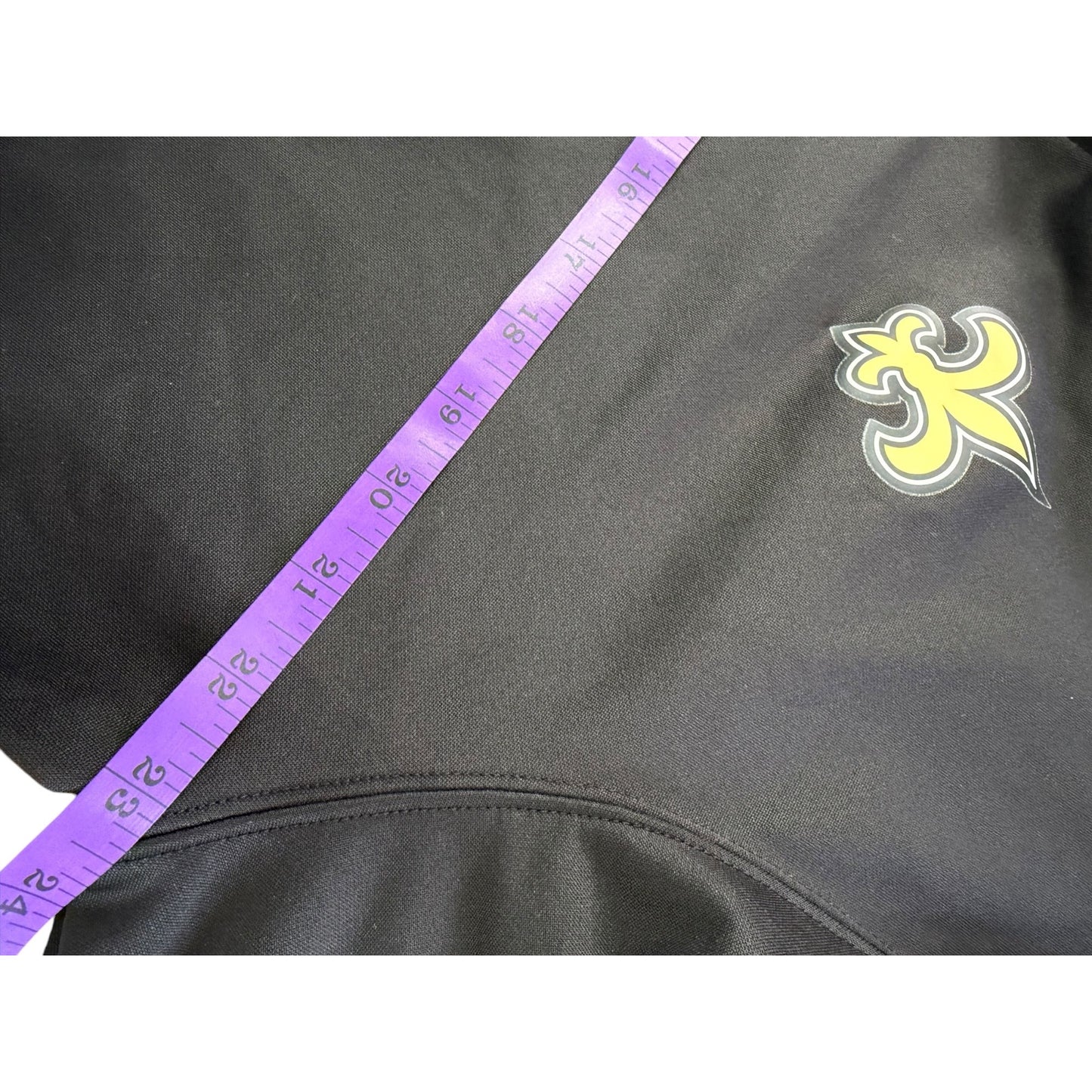 NFL Team Apparel New Orleans Saints Quarter-Zip Pullover Men's Size L