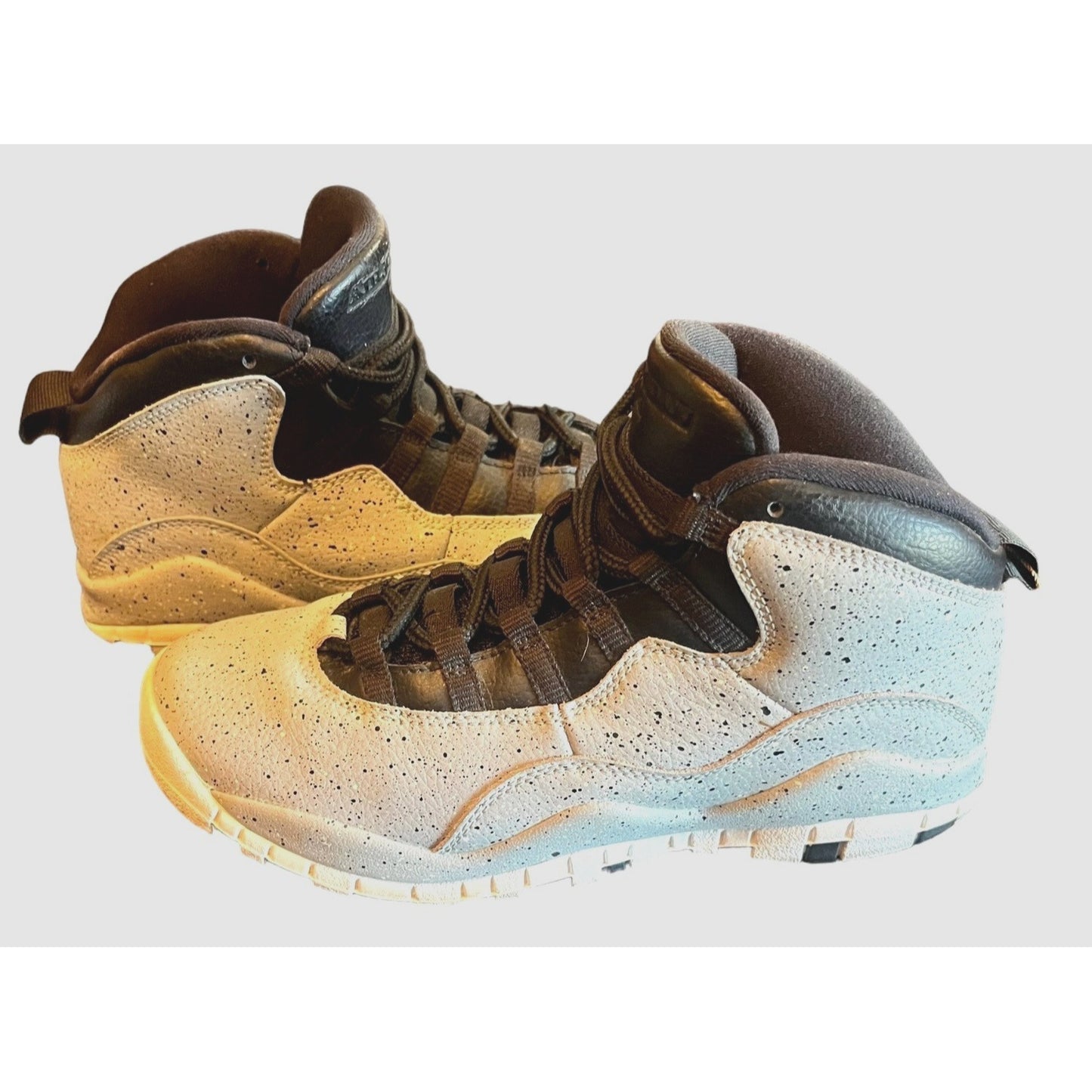 Air Jordan 10 Retro Cement Light Smoke Grey Size 5.5Y