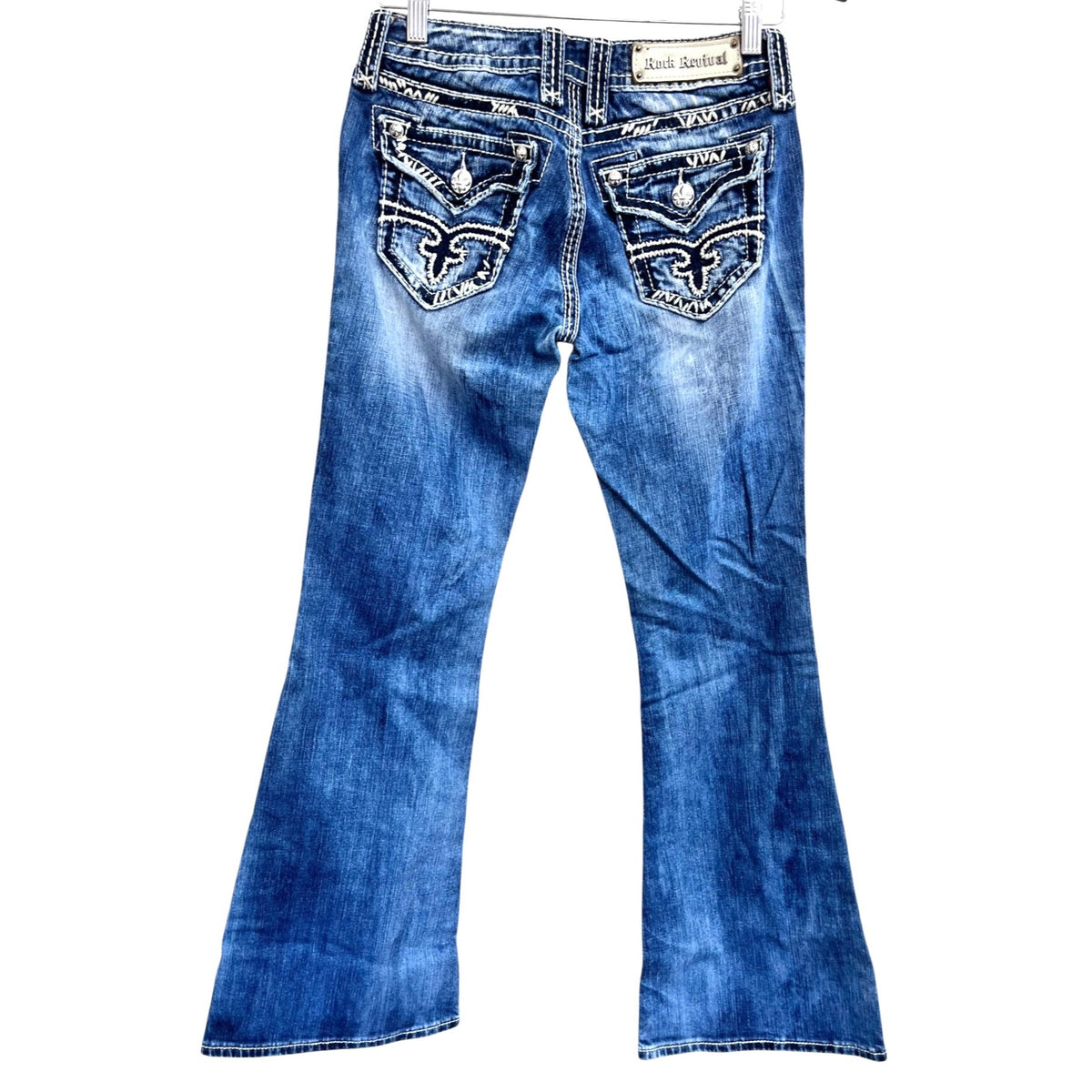 Rock Revival Women's Blue Bootcut Jeans Size 27