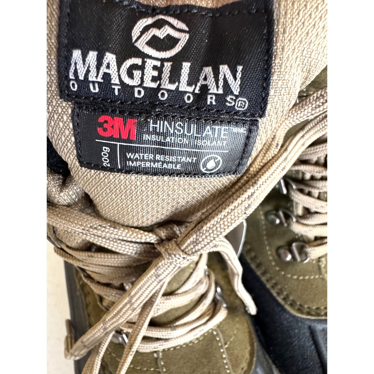 Magellan Outdoors Size 10 Winter Boots W/ 3M Thinsulate & Waterproof Shell